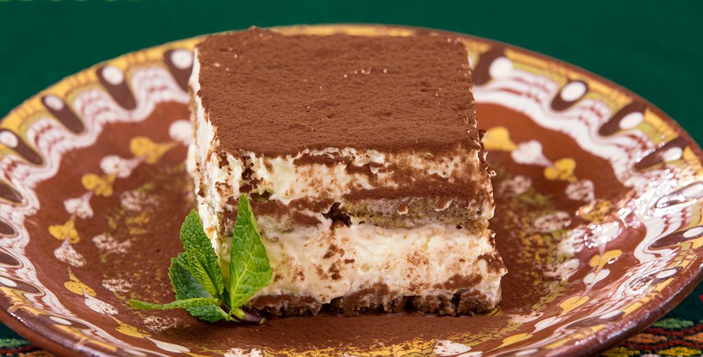 Weihnachtsmenü (Dessert): Lebkuchen-Rotwein-Tiramisu